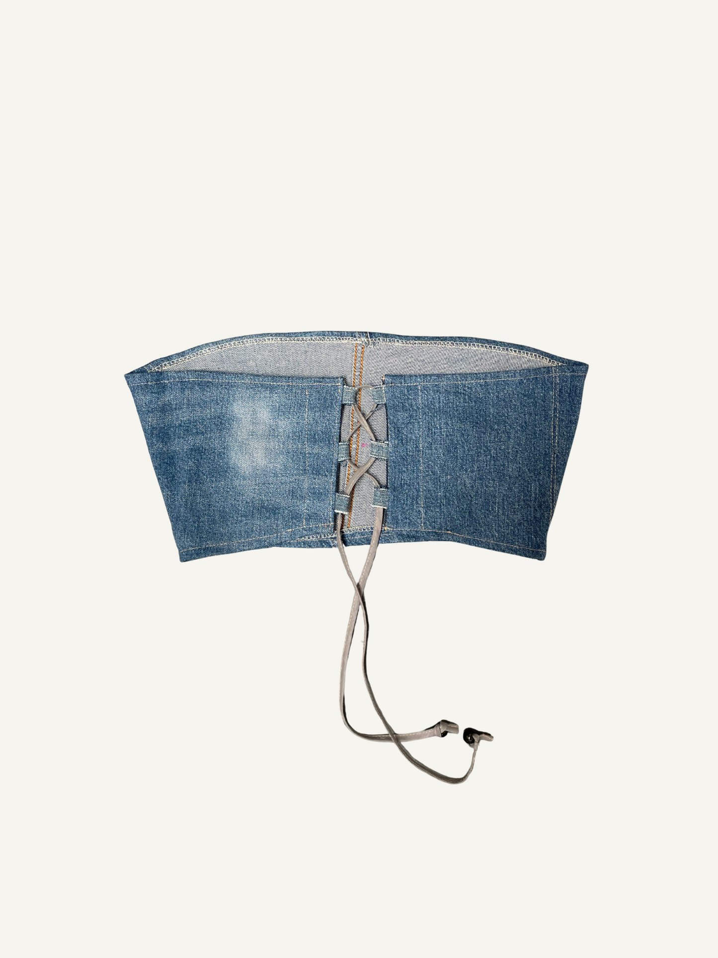 Bustier jeans | bleu moyen