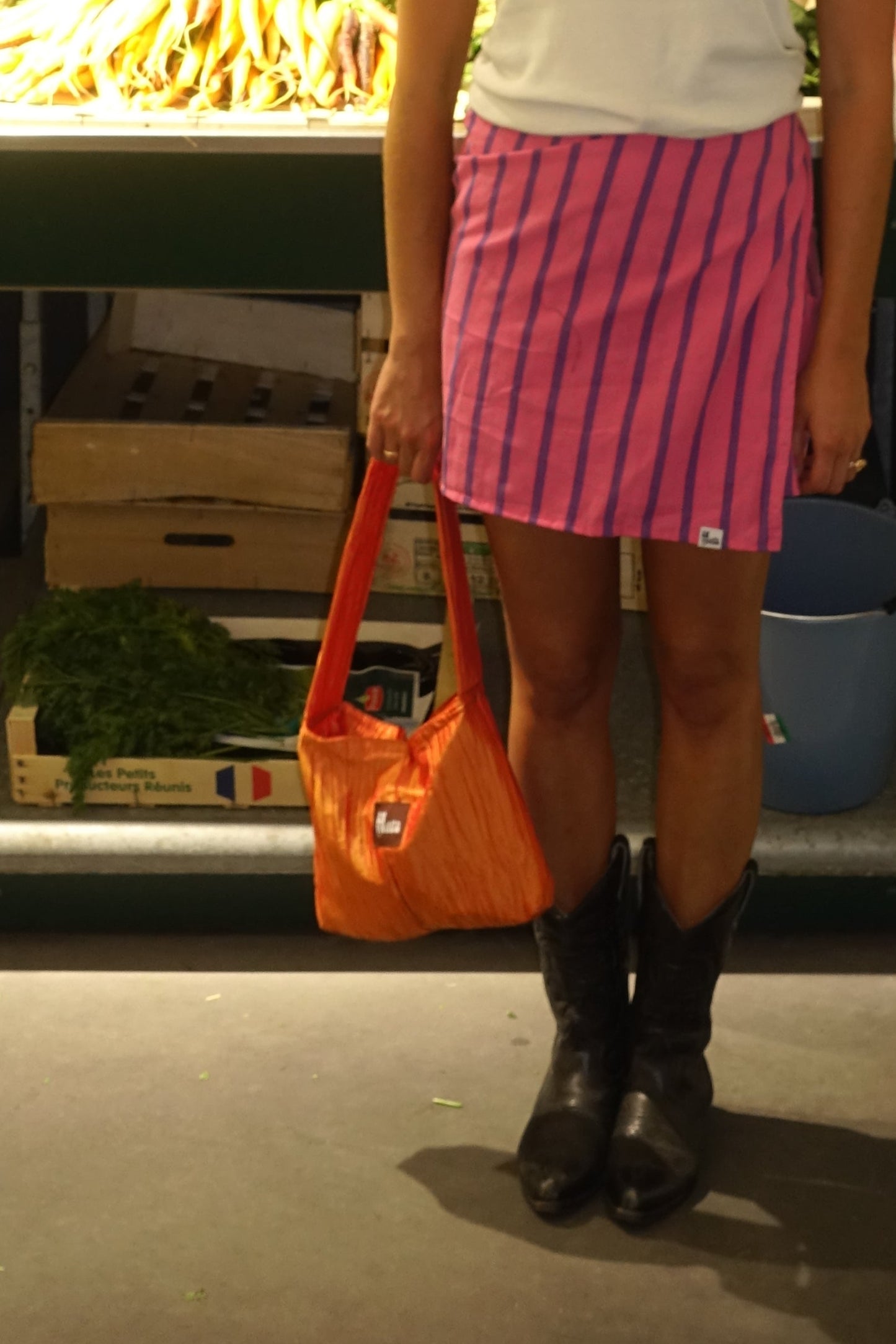 Le classique | orange plissé