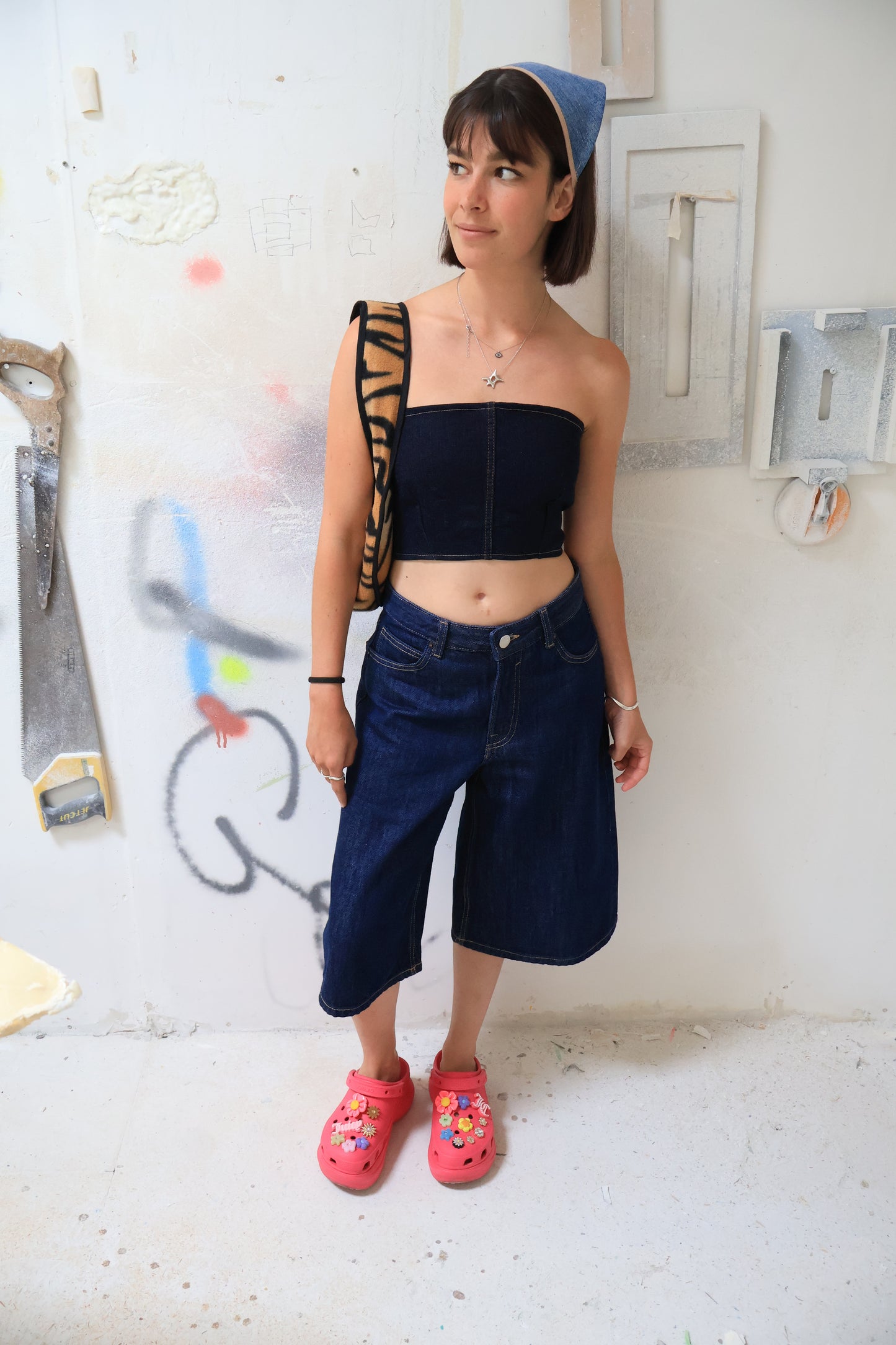 Bustier jeans | brut
